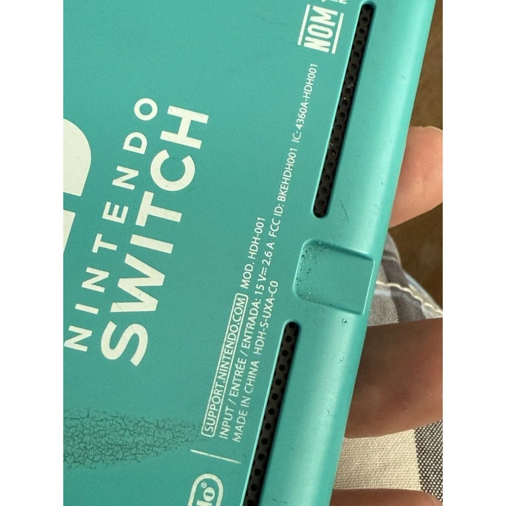 Nintendo Switch Lite- Turquoise With Charger‎ , Works Good